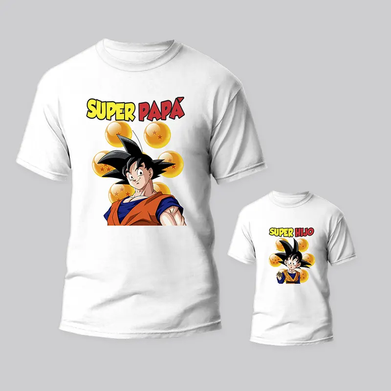 Juego Camiseta Padre Hijo Goku - Publieventos by Gamonal Eventos