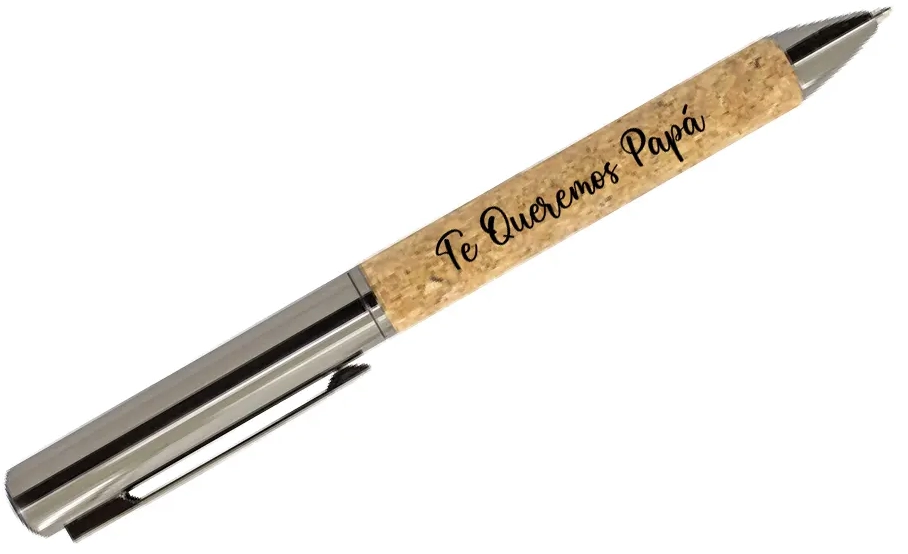 Boligrafo corcho papa