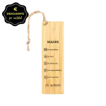 Marcapáginas madera MOMO personalizable