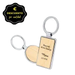 Llavero madera/metal ARIXON personalizado