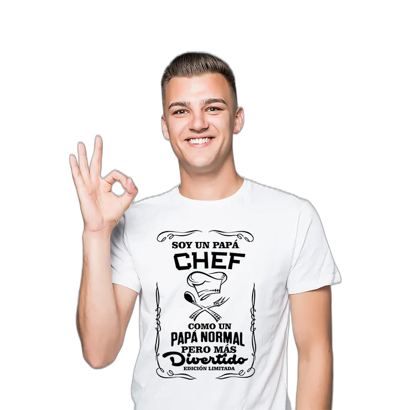 Camiseta personaliza Papa Chef
