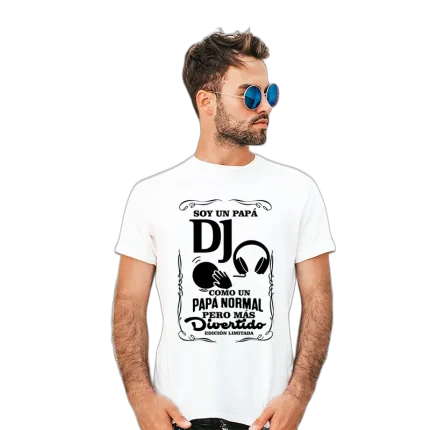 Camiseta personalizada Papa DJ