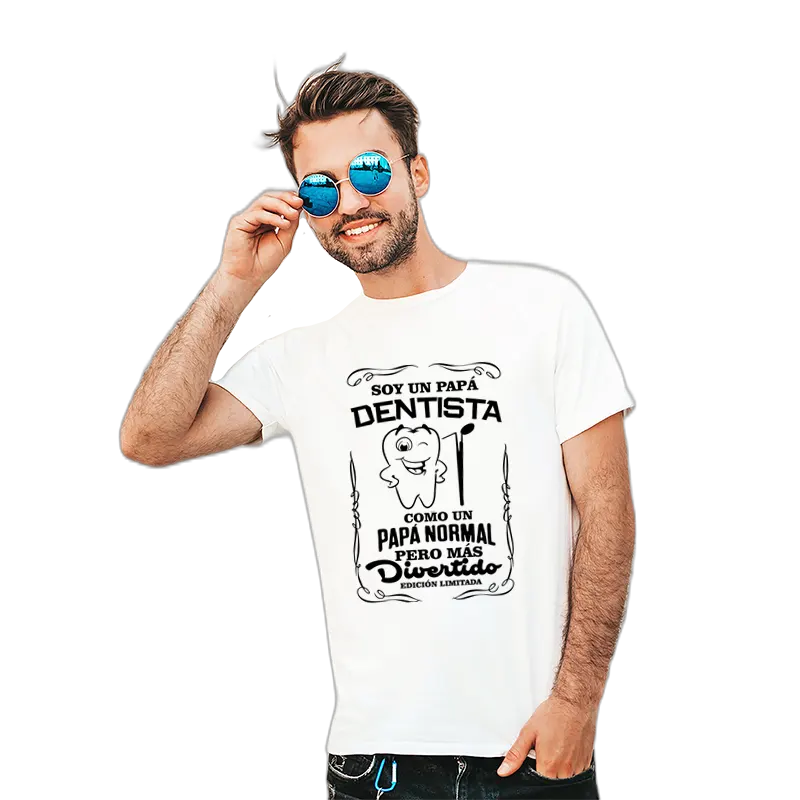 Camiseta personalizada Papa Dentista